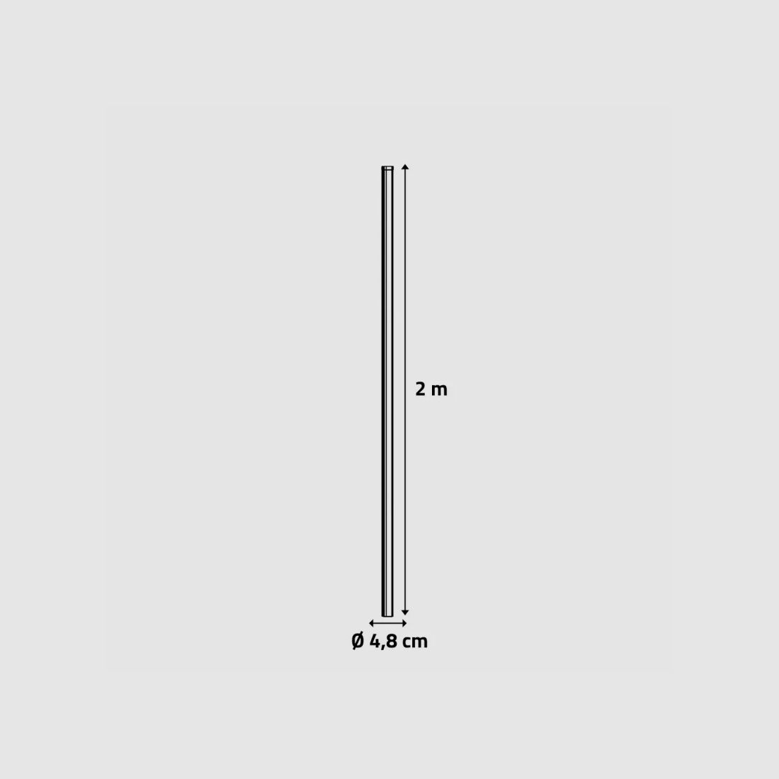 Komplettset 20 m PVC-Schweißgitterrolle - Maschenweite 100x50mm - Draht 2,5mm - Höhe 1,50 m, Bild 12 von 14