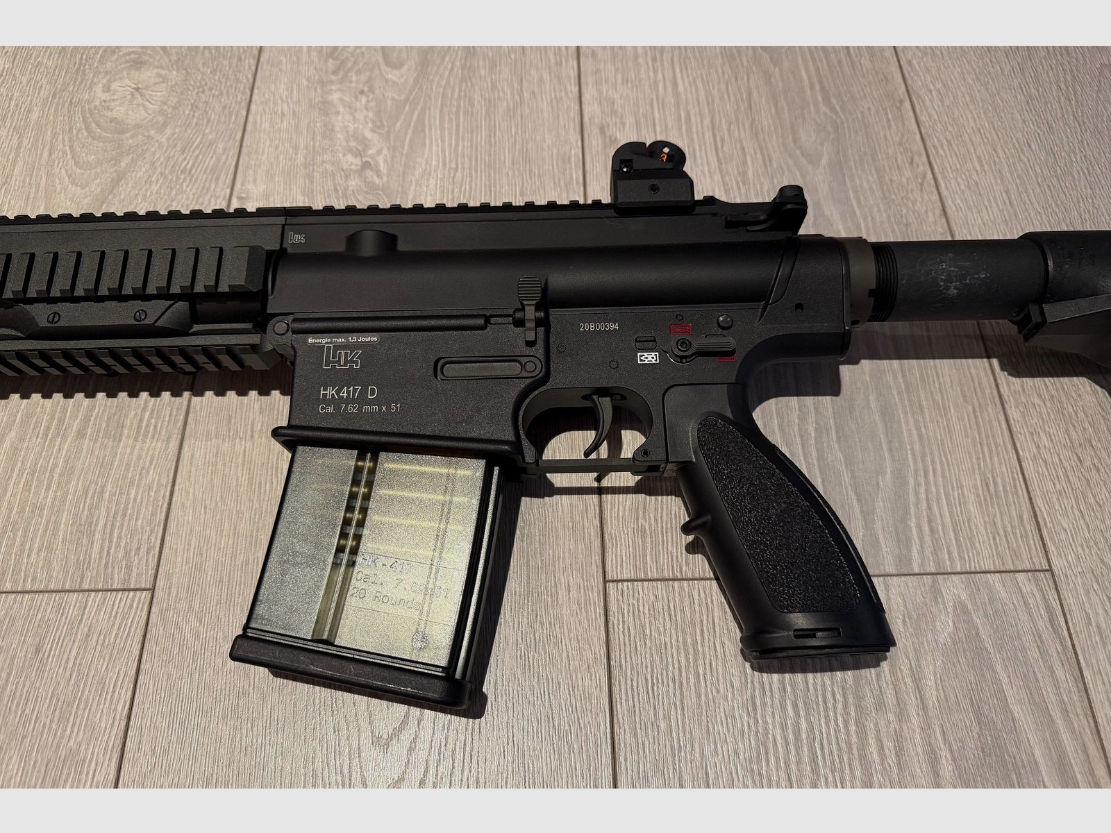 HK 417 D mit 20 Zoll Lauf Kit wie Neu 