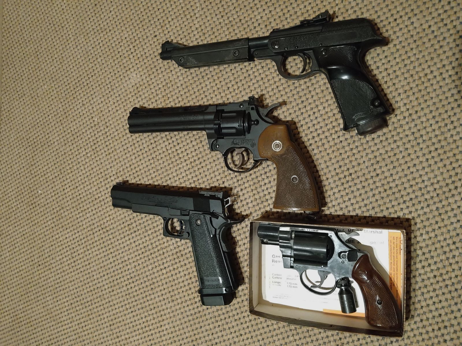 Walther LP Mod. 53 Konvolut aus 9 verschiedenen Gas Druckluft Co 2 Pistolen, Bild 2 von 16