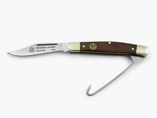 Puma SGB bird knife with hook, Jacaranda