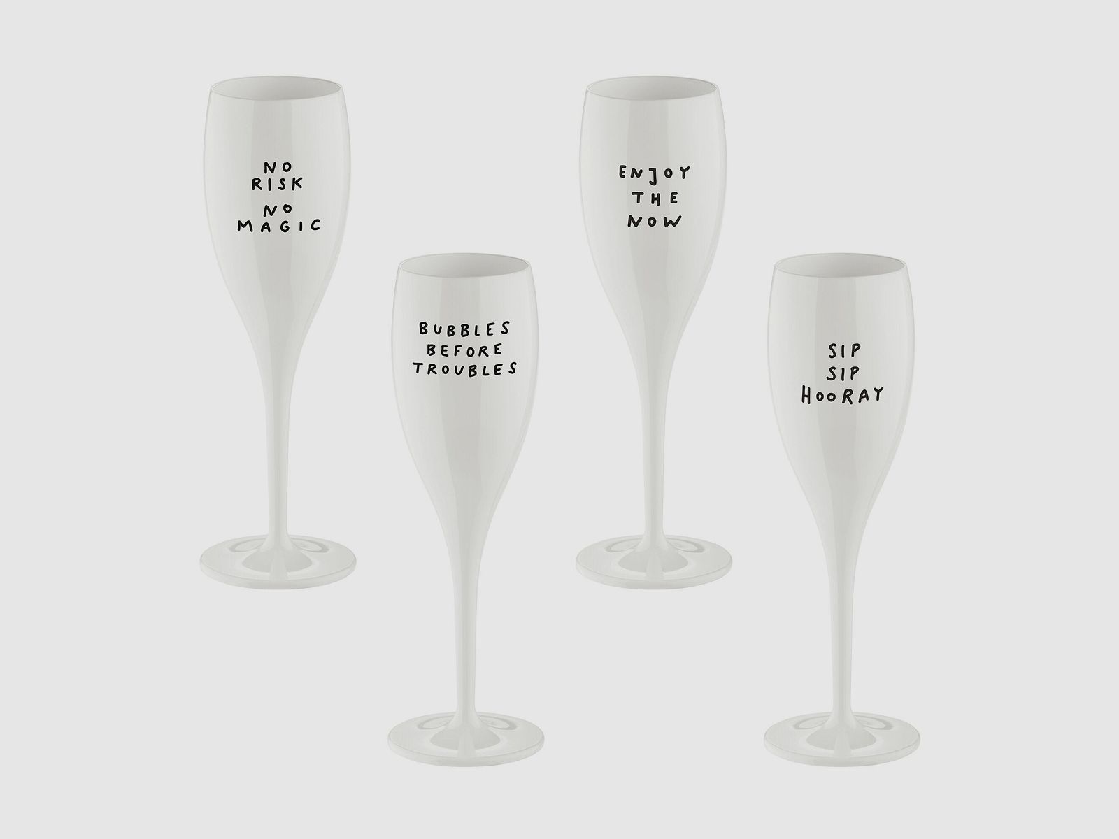 Bicchiere da champagne Cheers No. 1, set da 4, immagine 1 di 2