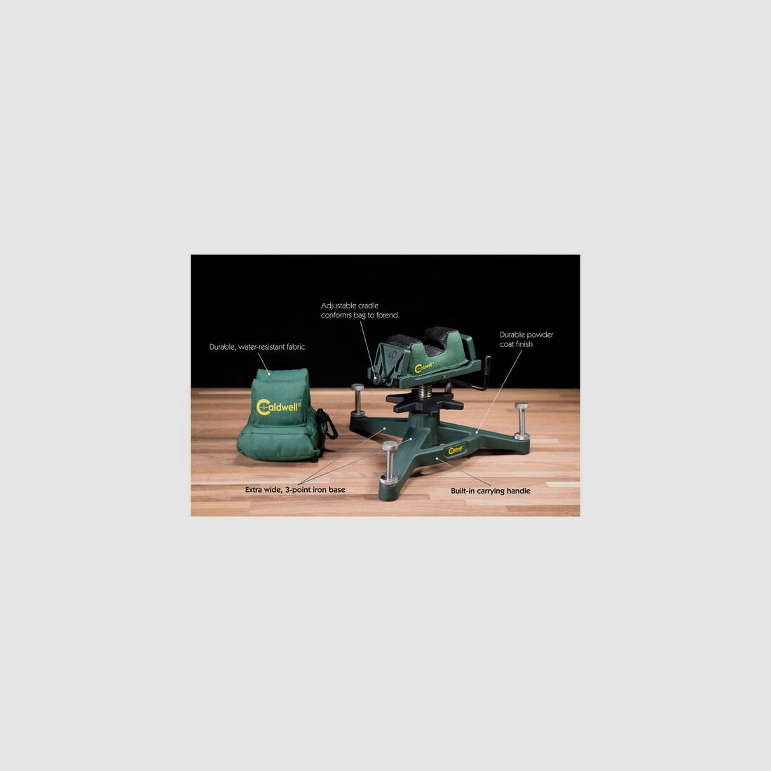 SCHUSSTAND CALDWELL THE ROCK DLX + HINTERER SCHUSSSACK 383640, Bild 6 von 8