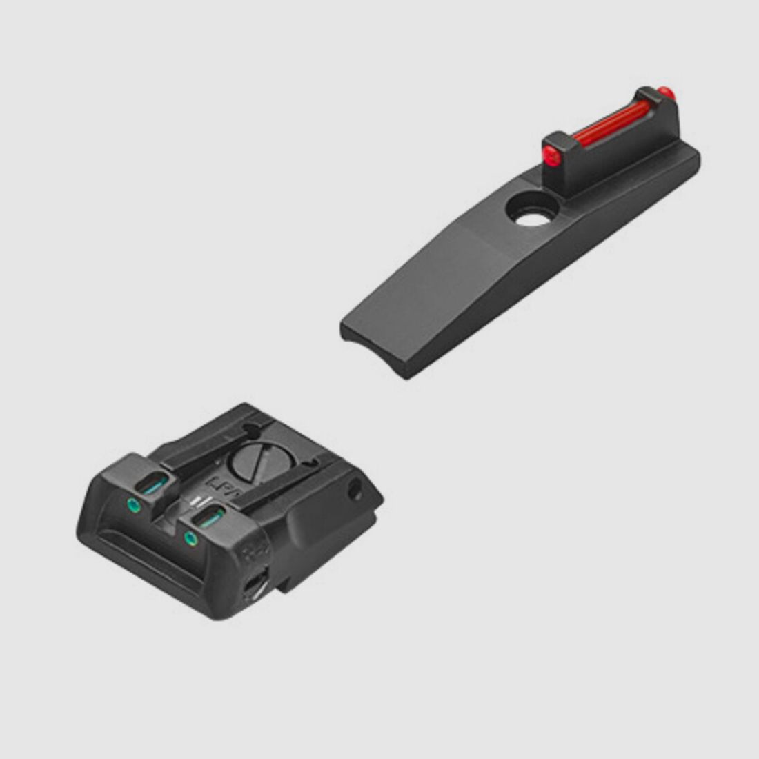 LPA SPF Sight 3-Dot Fiber Ruger MKIV .22lr