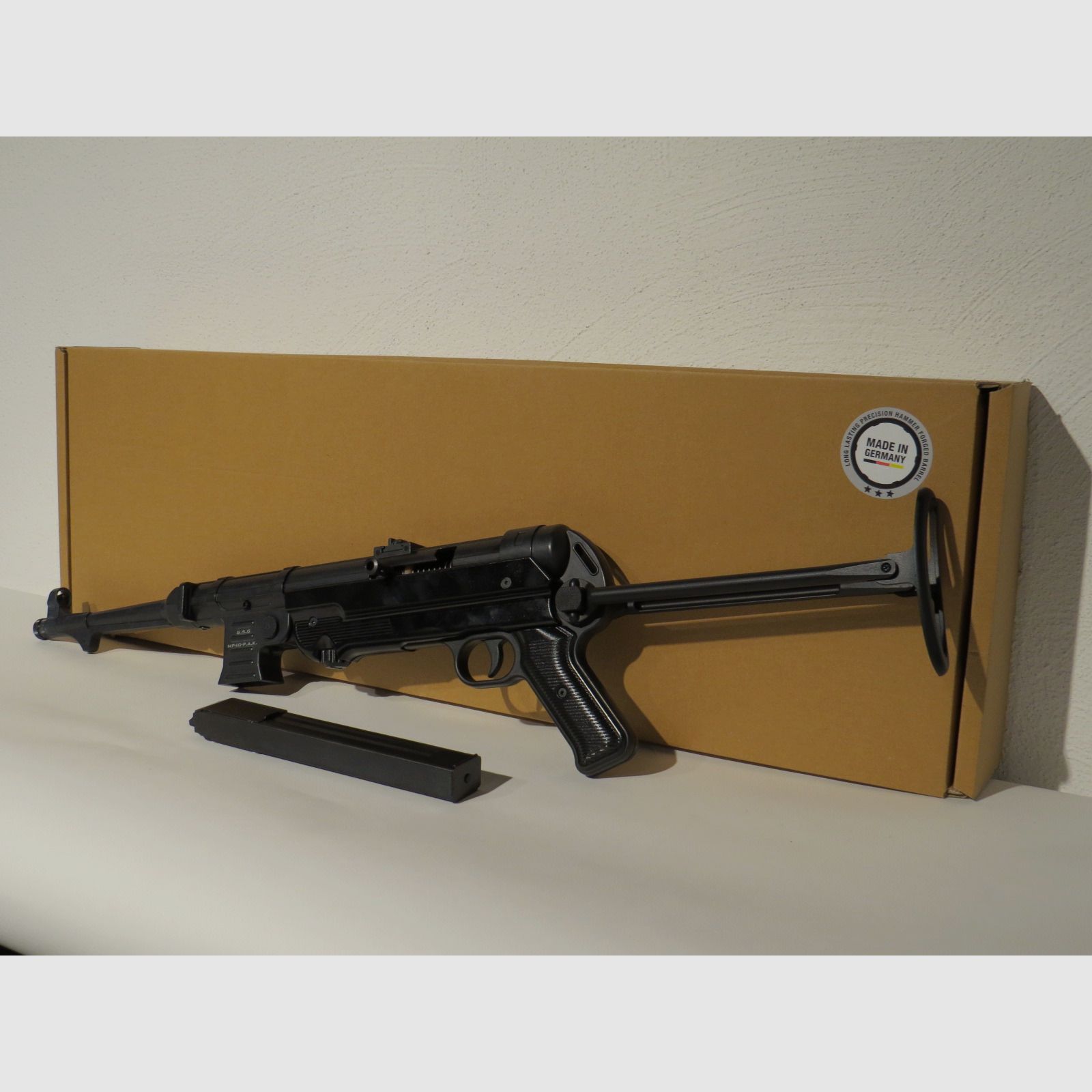 GSG (Schmeisser) MP40 - Schwarz - 9mm P.A.K. - Gas Signal - 