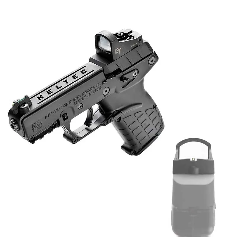 Pistolet KEL-TEC P17 czarny kal. 22LR - KRD + kolimator Crimson Trace + kabura