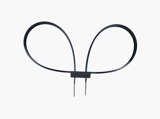 Plastic handcuff, black