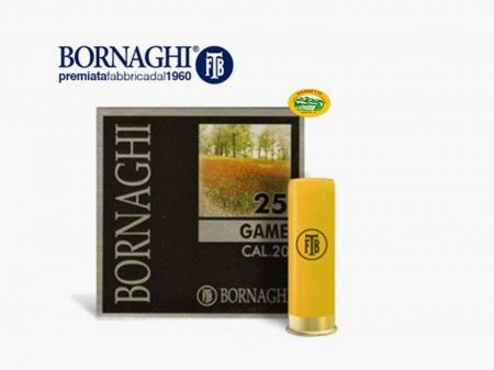 BORNAGHI cartuchos Game cal.20 gr.25 pb.10 sin contenedor