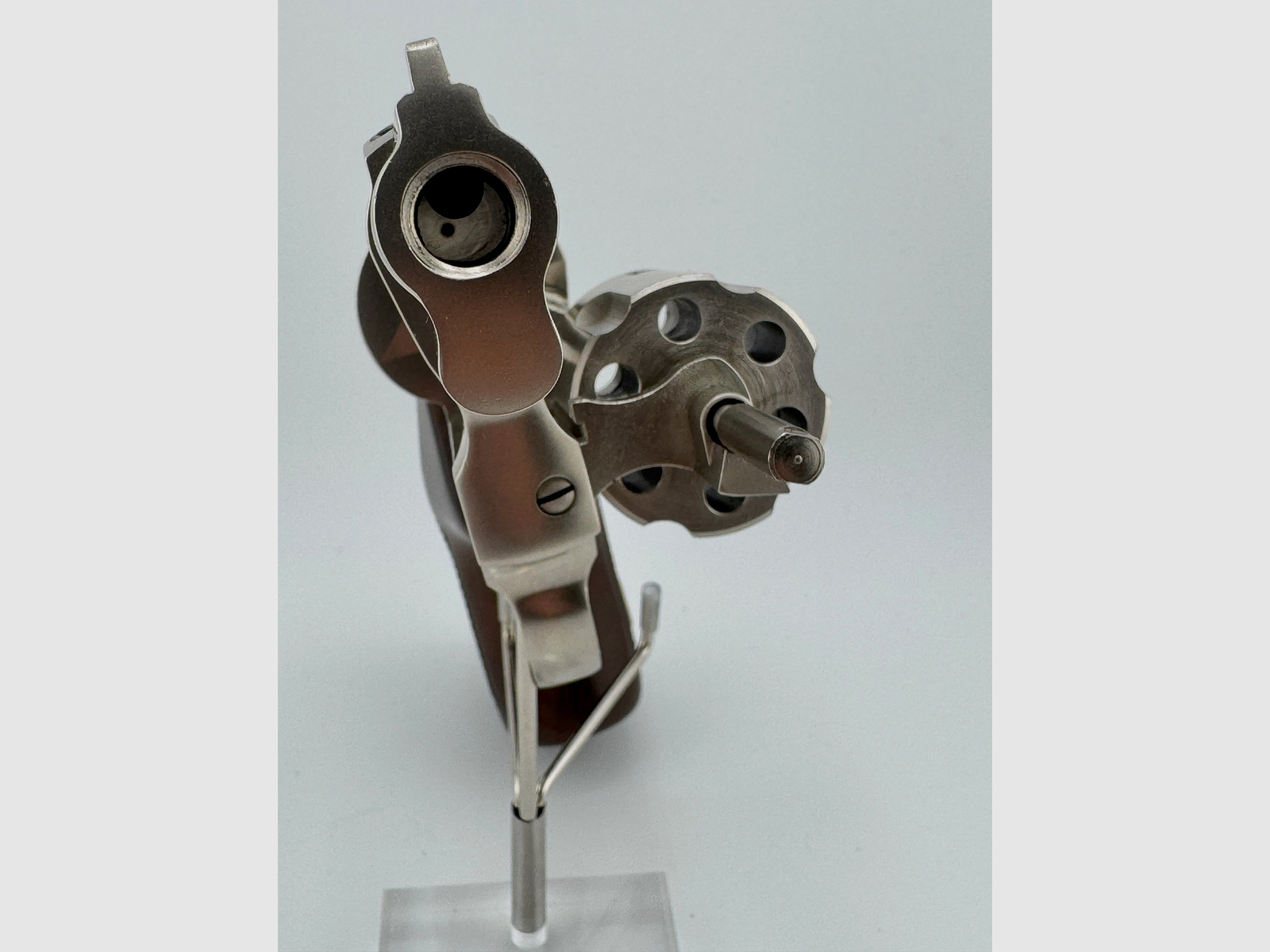 Revólver de alarma Röhm RG 69 niquelado - PTB 275 - Año de prueba: 1985