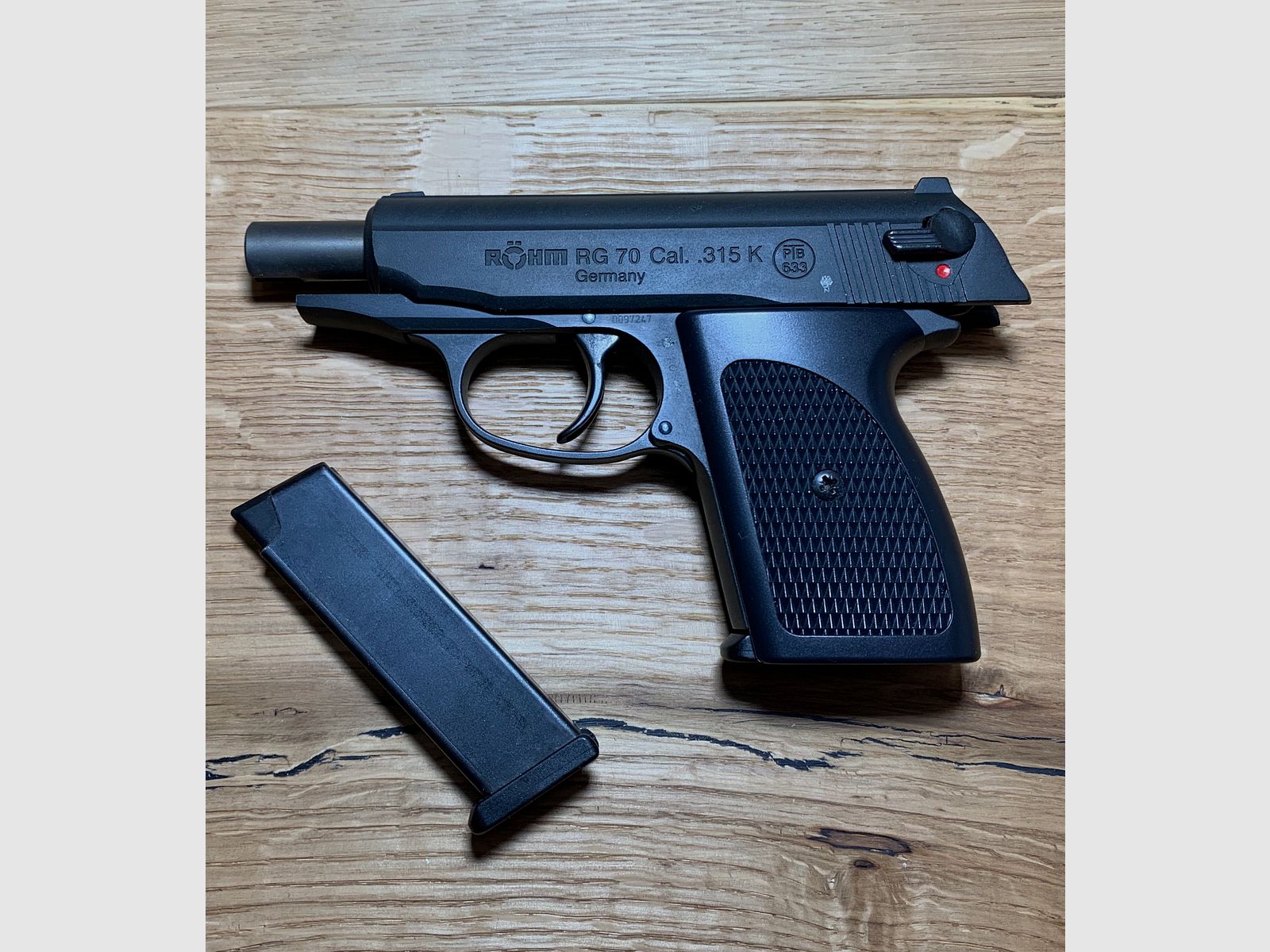 Pistola de señal Röhm RG 70, Cal. .315