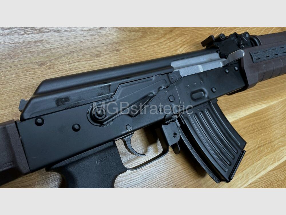 ¡Aprobado para deportes! WBP Mini Jack Sport - rifle semiautomático 7,62x39 con cañón de 25,9 cm - ¡con culata plegable! Calidad fabricada en Polonia - ¡Novedad! - Sistema AKM AK47 AK74 Mini Jack