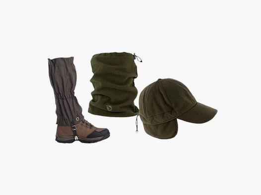HALSTUCHSET + BEINLINGE + MÜTZE