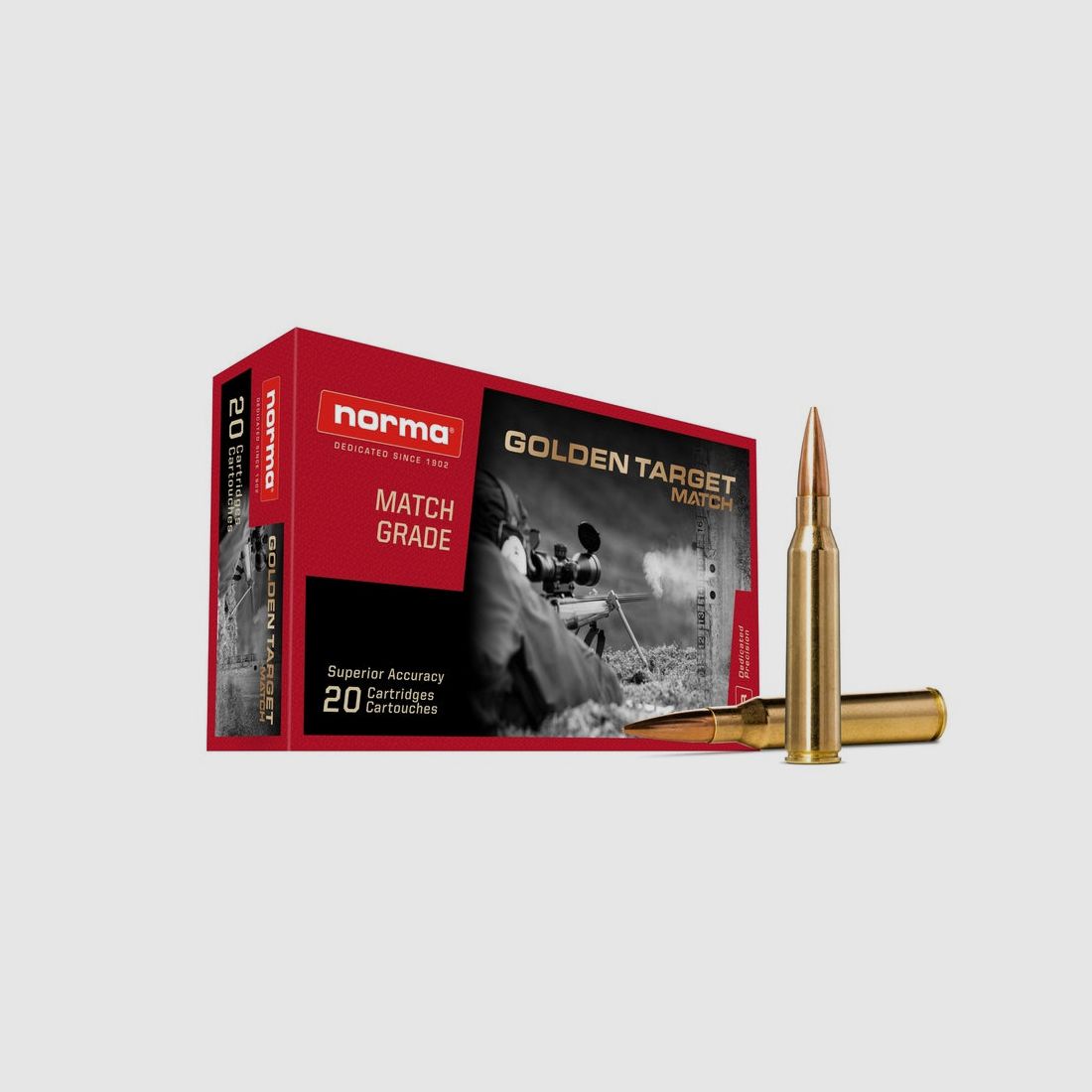 NORMA .338 Lapua Mag. Golden Target 16,2g/250gr, Bild 1 von 2