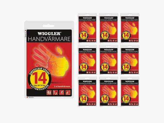 Wiggler Calentador de manos 10-pack
