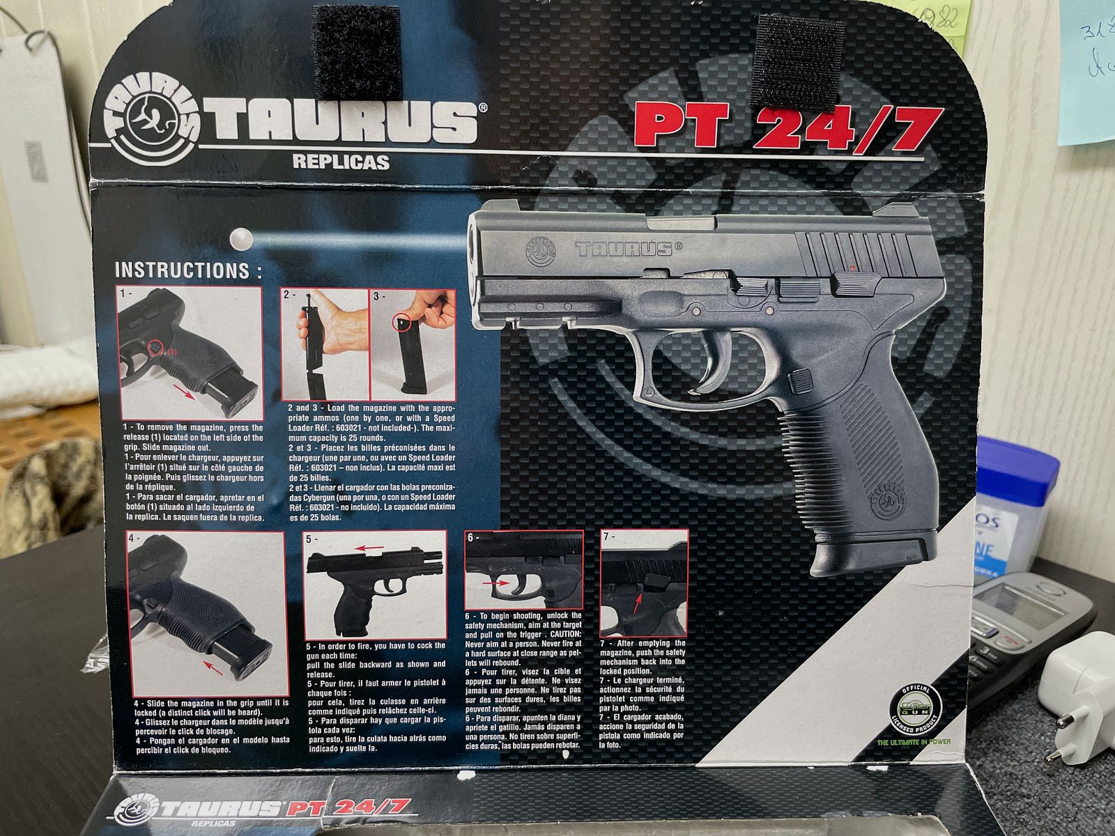 TAURUS PT 24/7 Ultra kGrade Version 6mm BB SOFAIR Pistolet
