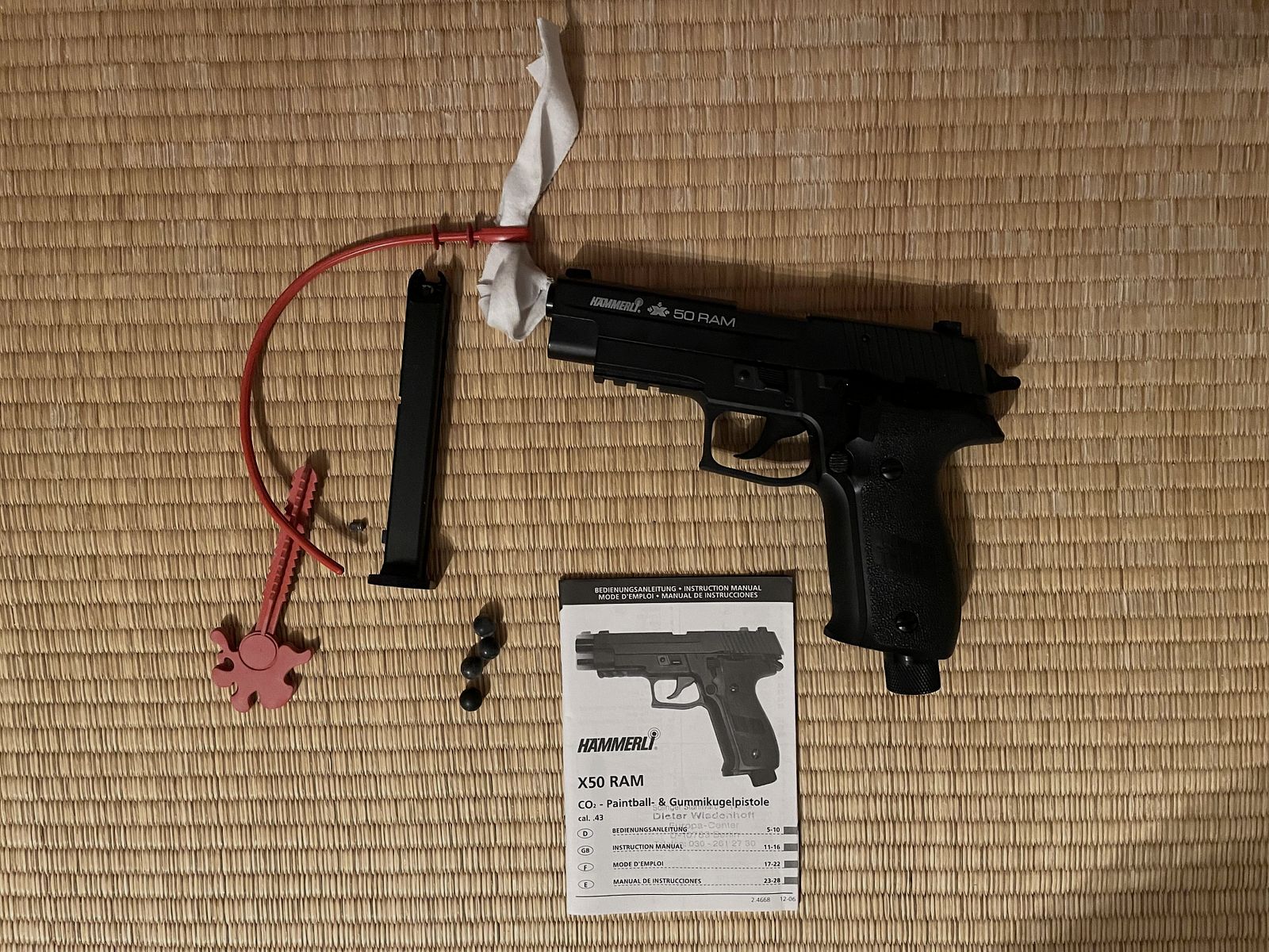 Umarex Hämmerli X50 RAM CO2 Paintball - pistolet na kulki gumowe