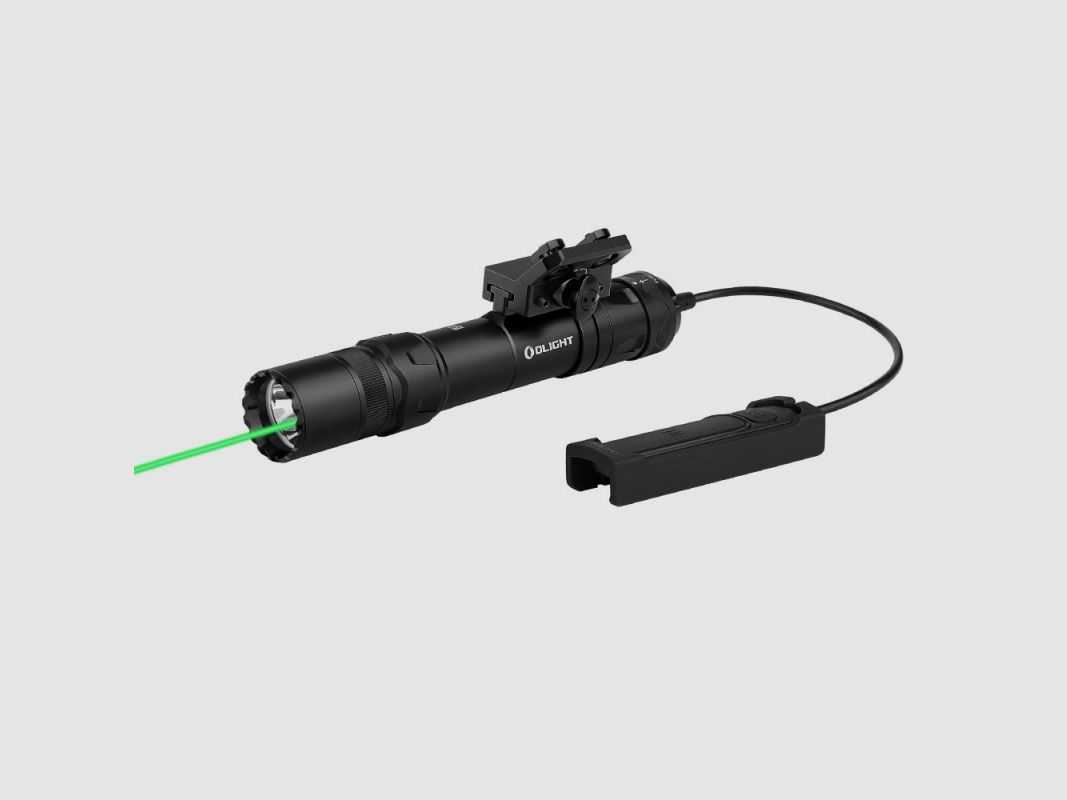 Olight Odin GL | Tactical flashlight with green laser 1500 Lumens / MLOK, image 1 of 6