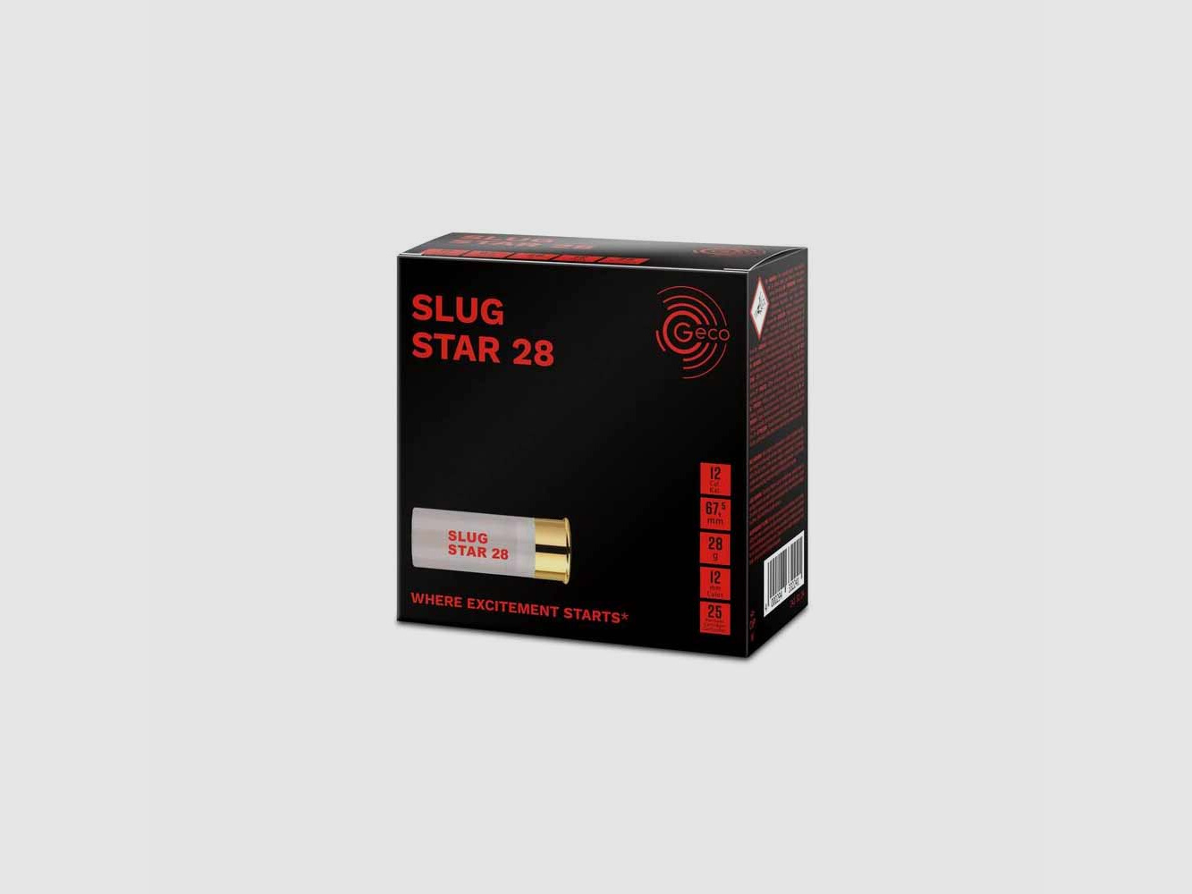 GECO SLUG STAR 28 12/67,5 25Stk