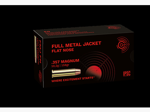 Geco 158grs VM FK 50STK .357Mag