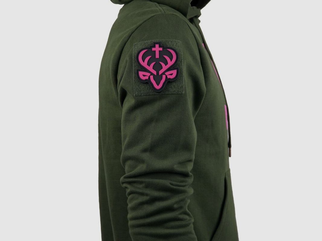 Jagdstolz Damen Hoodie Big Logo Pink