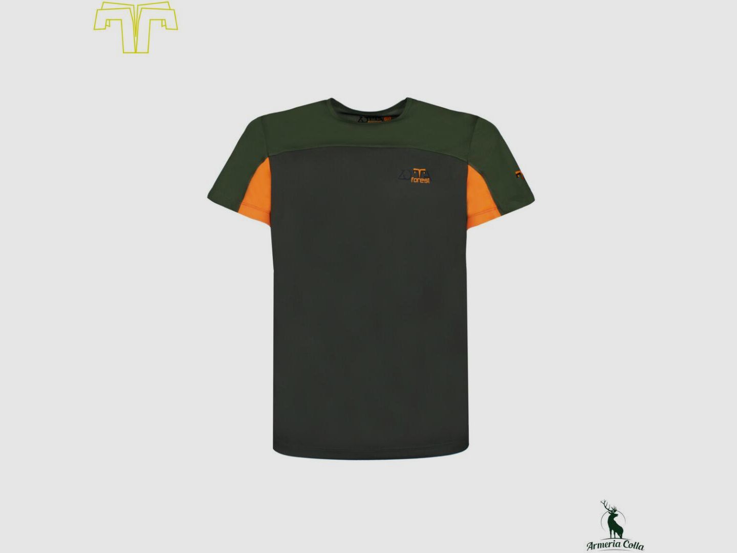 Zotta Forest T-Shirt Ambition Man Grün Orange