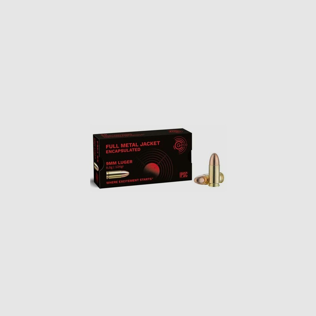 Geco Geco 9 mm 124 grs. FMJ