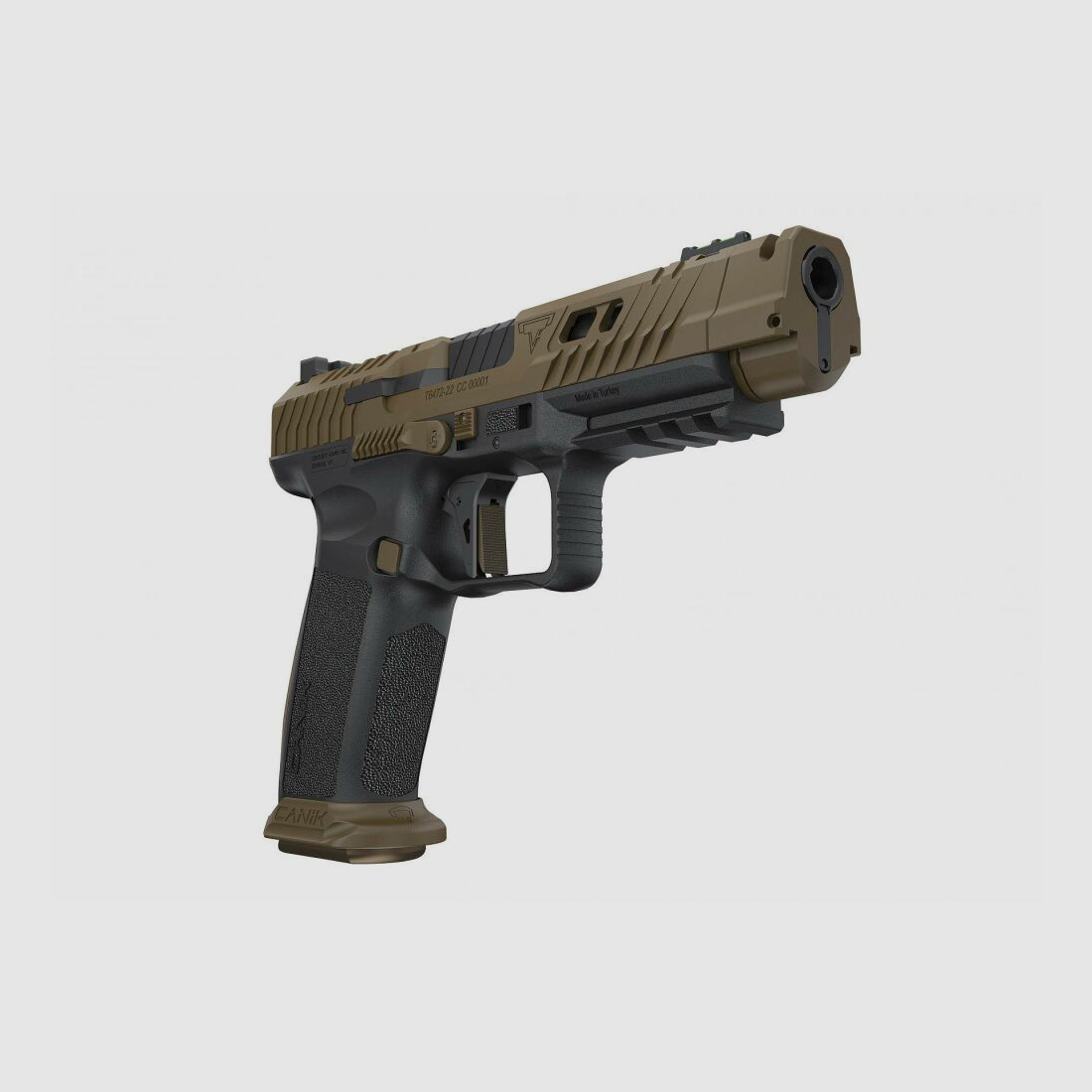 CANIK Armes à feu supérieures CANIK TP9 TTI Combat Taran Tactical Innovations, Cal. 9x19, SAO 9 mm Luger Pistolet