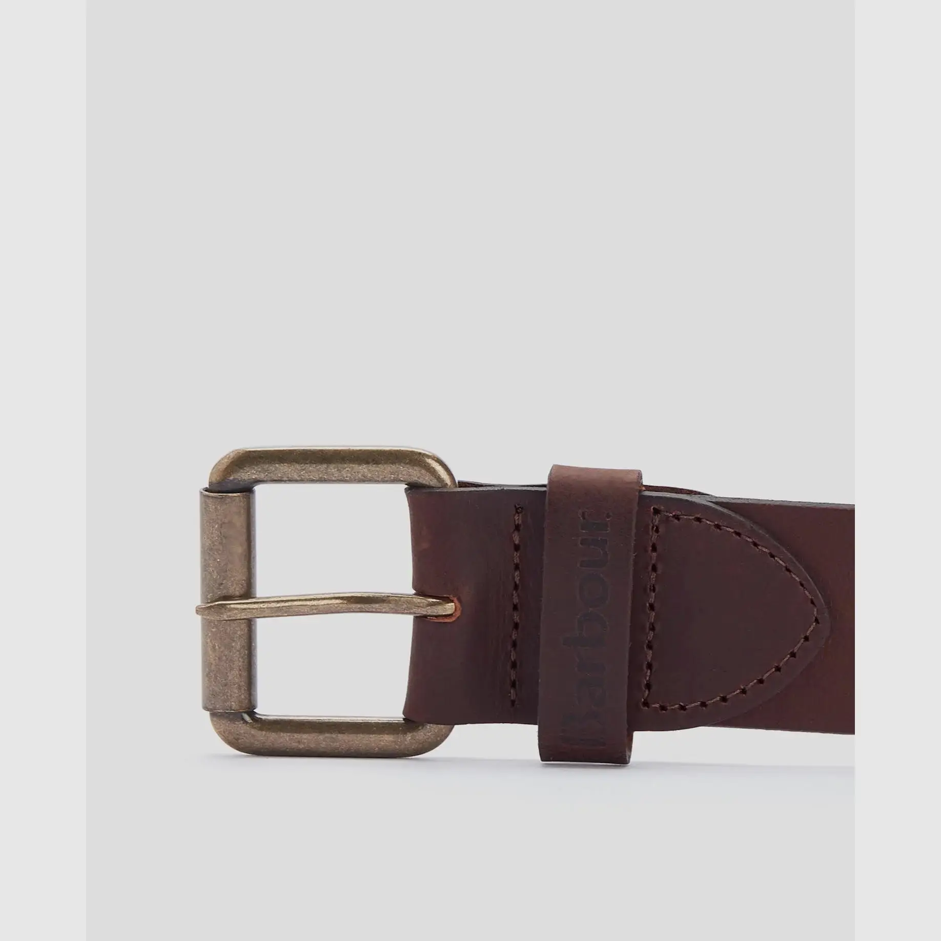 Barbour Allanton Matt Leather Belt, brown, afbeelding 2 van 4