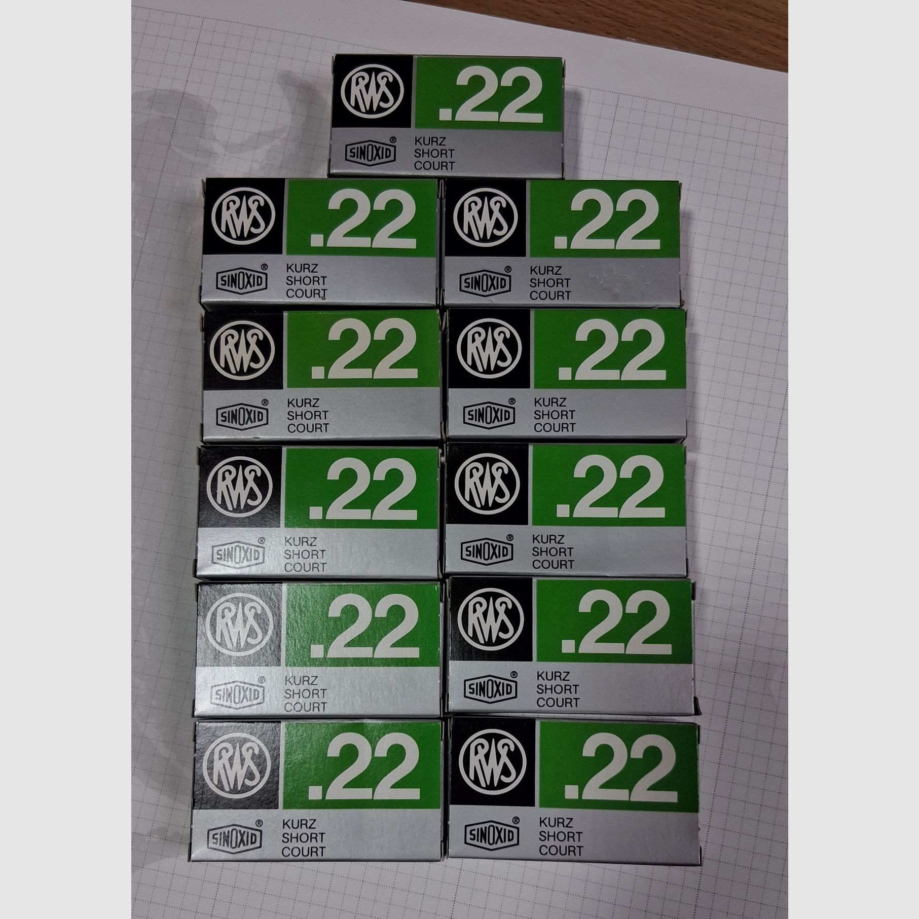Ammunition RWS 22 short