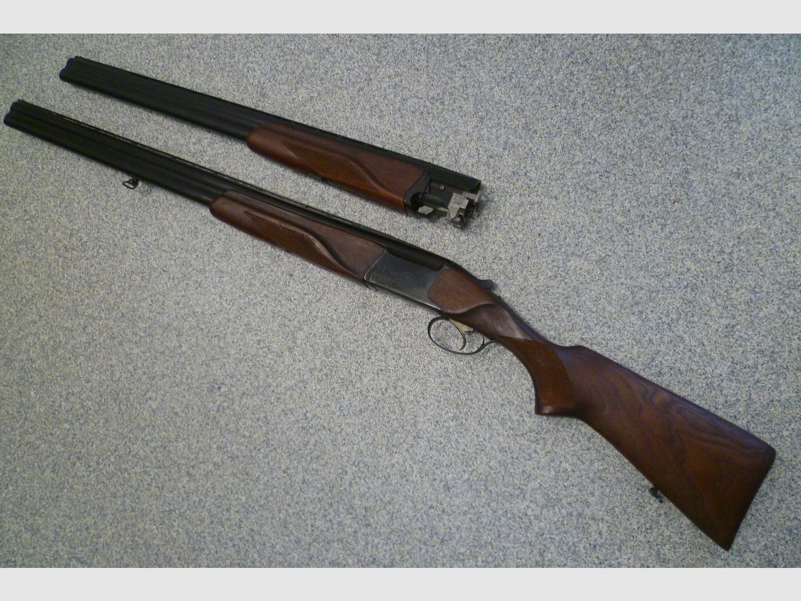Bockdoppelflinte Baikal Tundra mit Austauschlauf 12/70