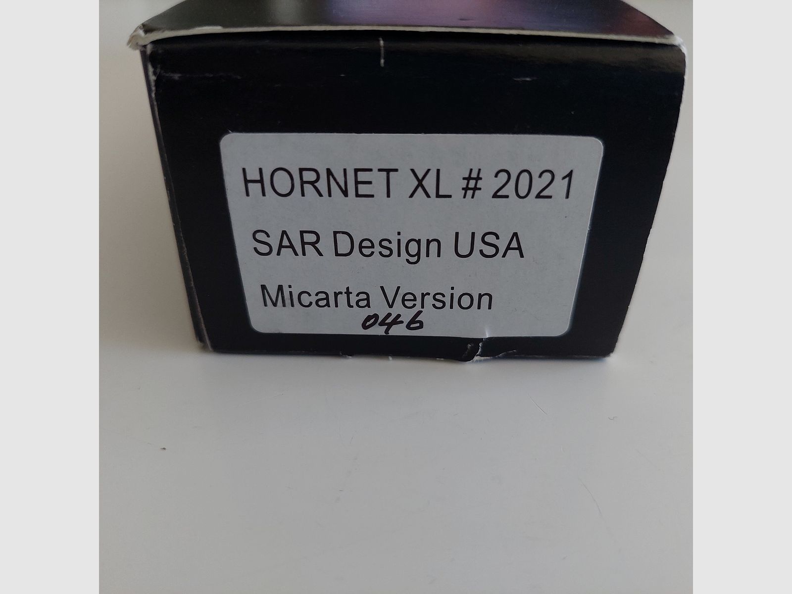 !!! ACHTUNG SELTEN !!!  Pohl Force Hornet XL Modell Micarta Nr.046 aus einer Sammlungsauflösung 