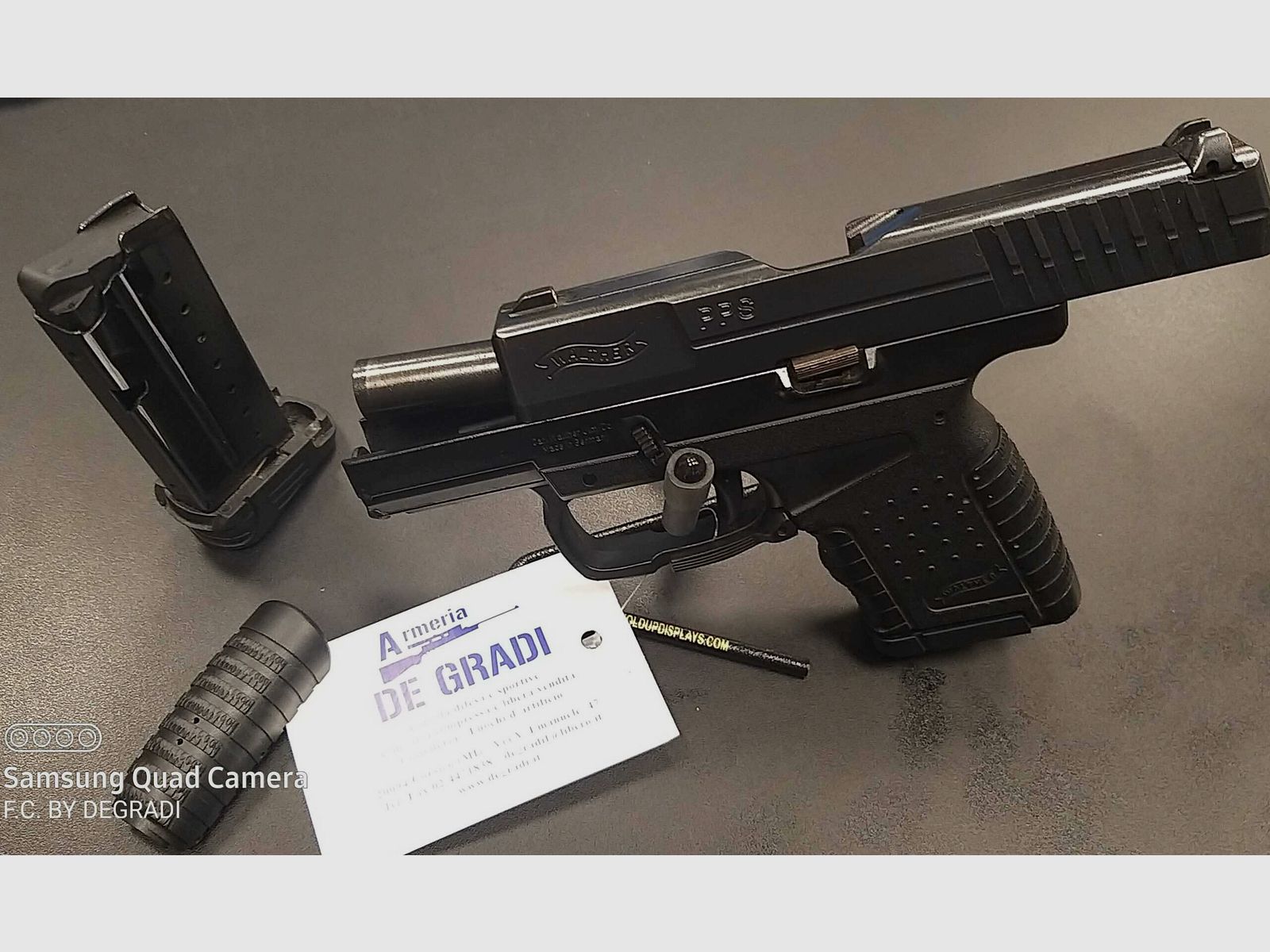 WALTHER MOD.PPS CAL- 9X21, immagine 2 di 4