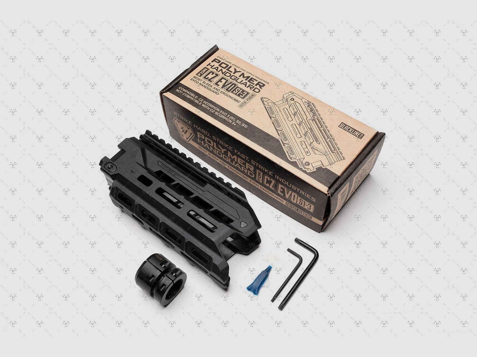 Strike Industries CZ EVO S1-3 Polymer Handguard, image 1 of 5