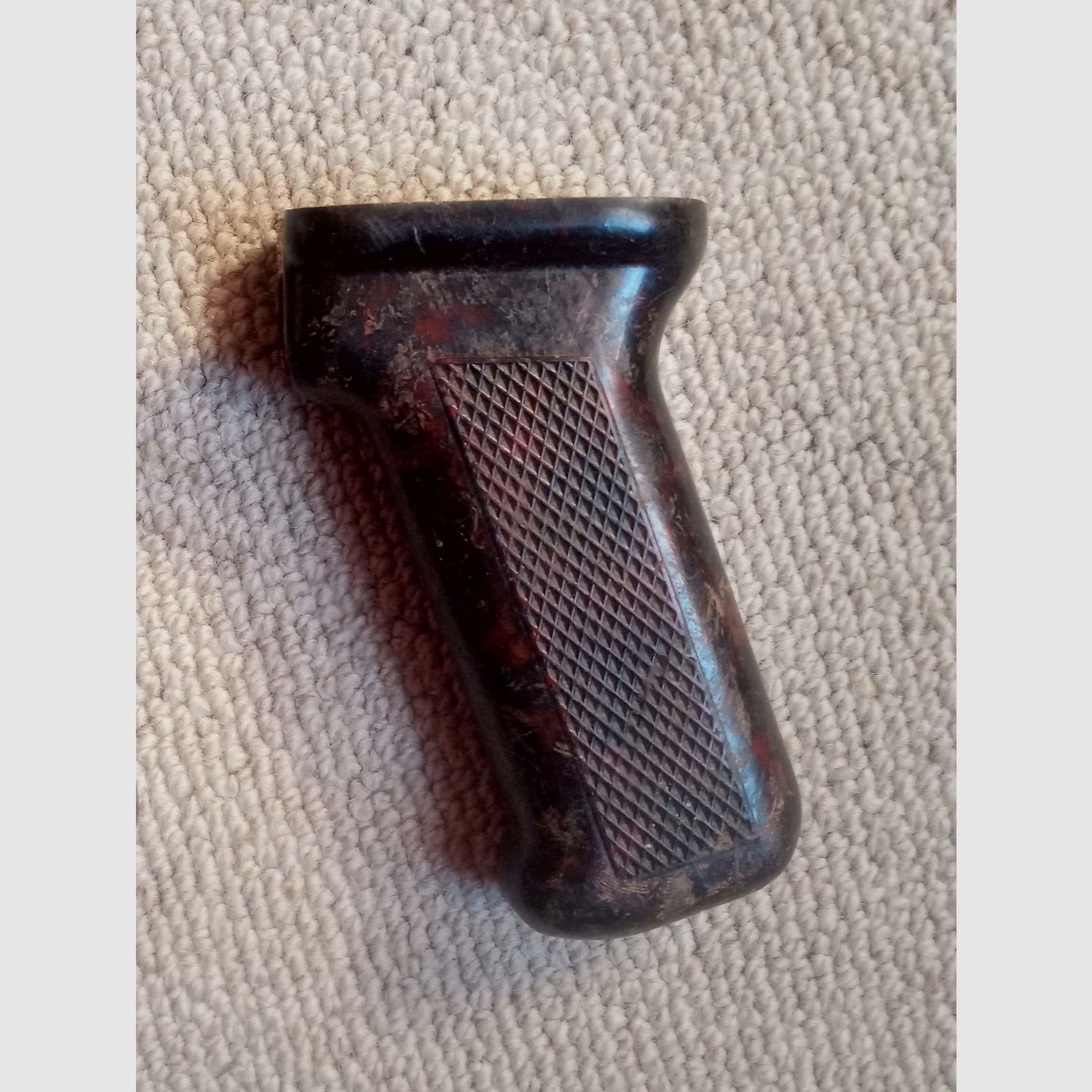 Rumänischer AKM Bakelit Griff / reifes Dunkelbraun / auch für AK74 AK-100 / Yunker ect.