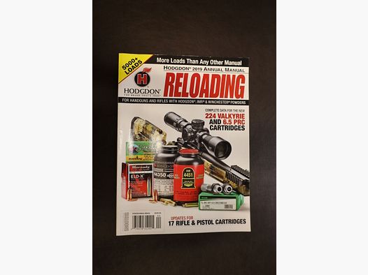 Hodgdon Reloading Annual Manual 2019