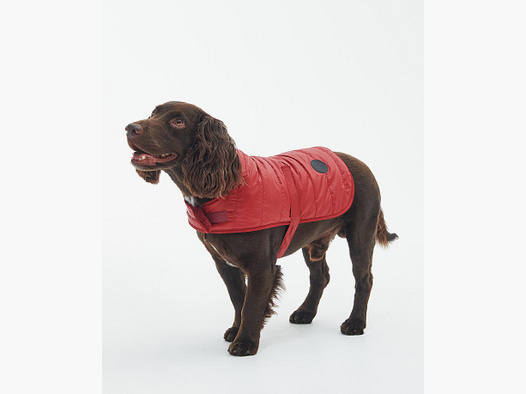 Barbour płaszcz dla psa pikowany z futrem teddy