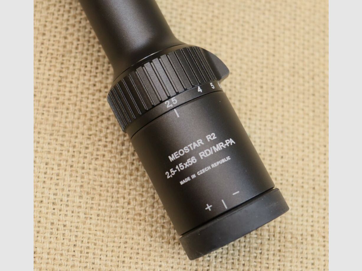 Meopta Zielfernrohr Meostar R2 2,5–15x56, Absehen 4-RD mit Innenschiene