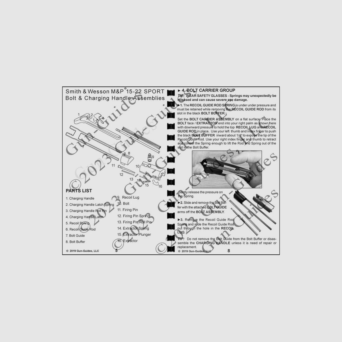 GUN-GUIDES RIFLE GUIDE VOOR DE S&W M&P 15-22 SPORT SERIE RIMFIRE, afbeelding 3 van 3