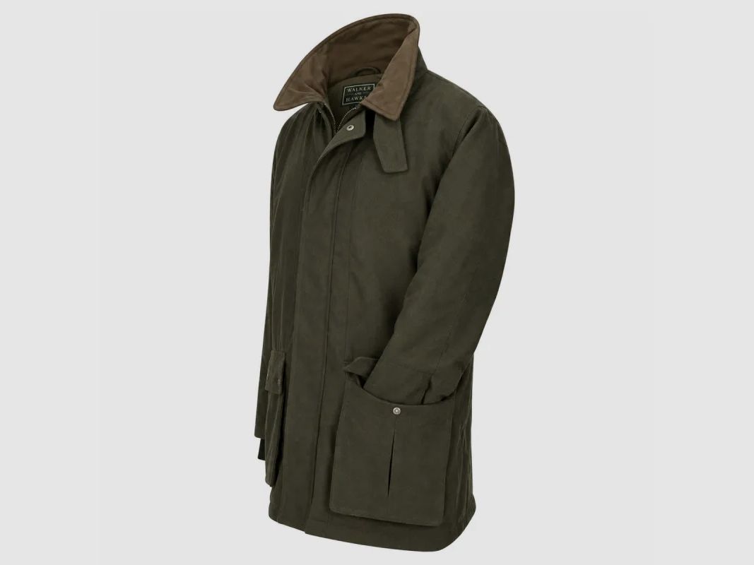 Walker & Hawkes AC olive Schießjacke aus Wolle, Bild 3 von 10