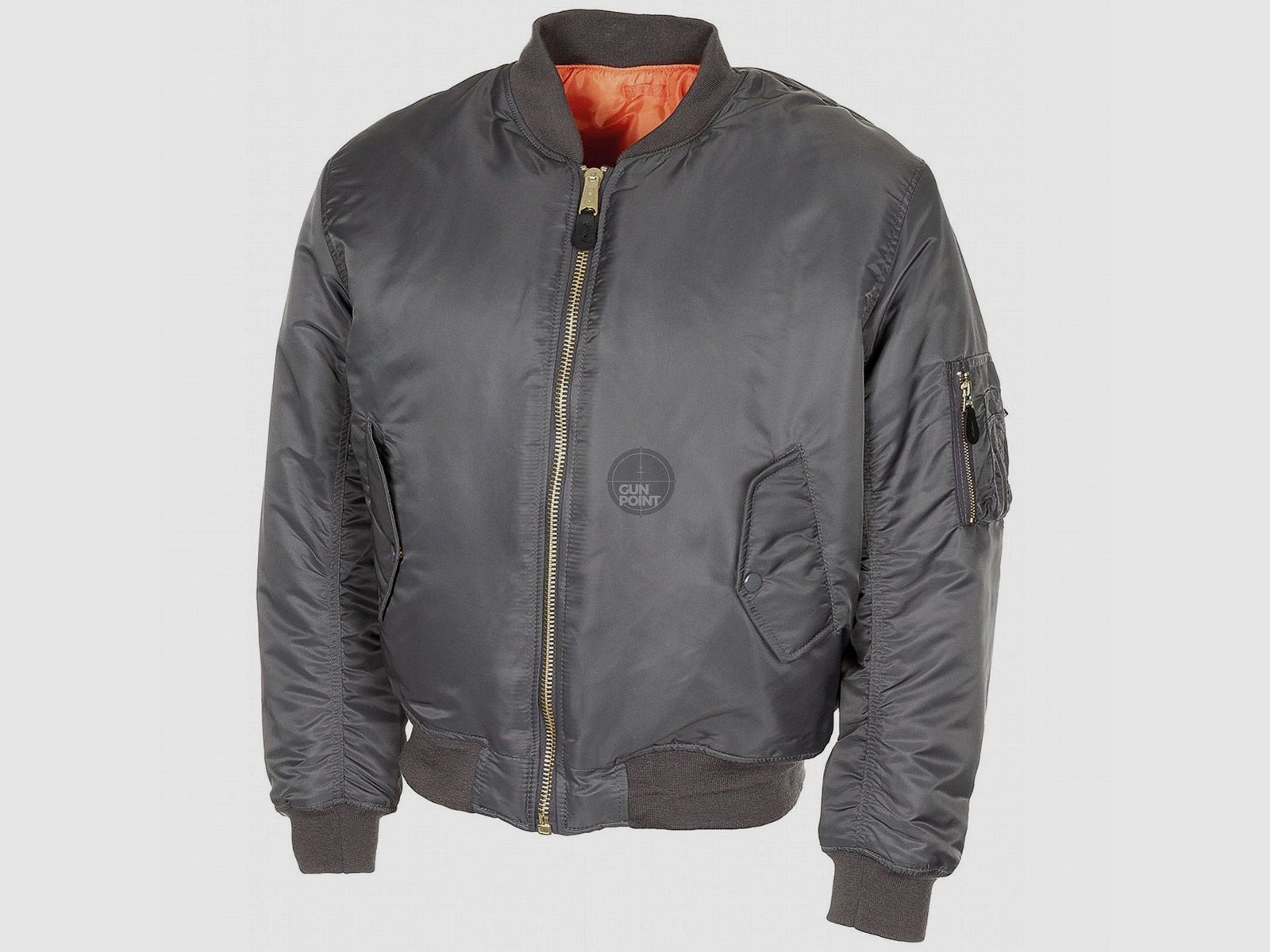 US Pilotenjacke MA1,urban grau - Gre: L