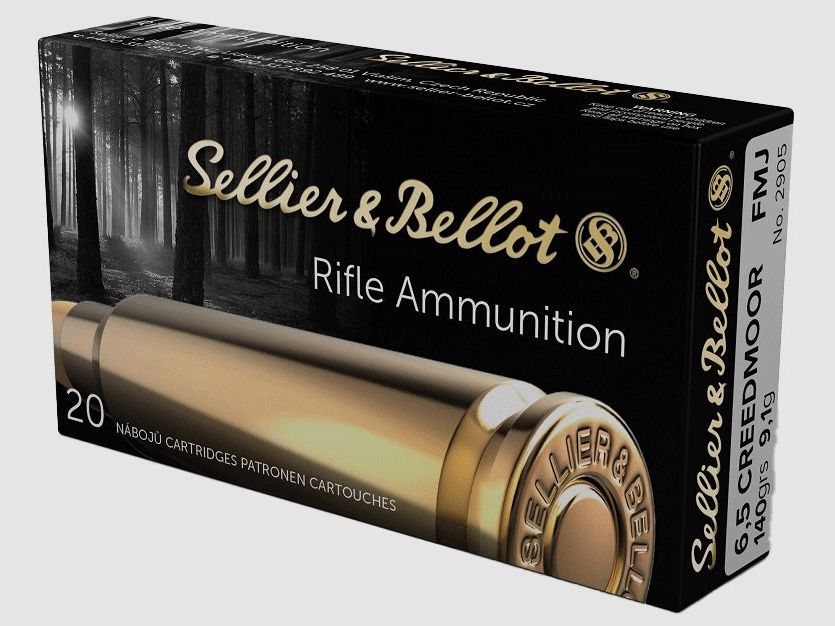 Sellier & Bellot Full Metal Jacket - Kal. 6.5 Creedmoor, afbeelding 1 van 3