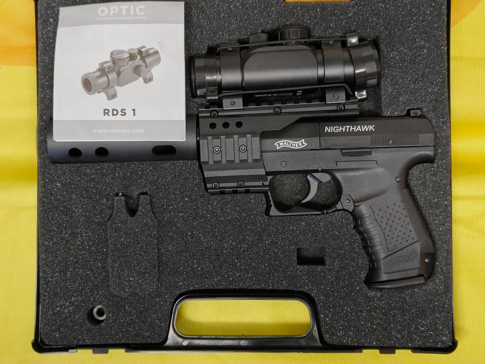 Walther CO2 pistola NightHawk 4,5 mm, immagine 2 di 5