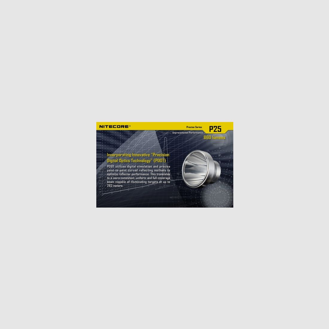 Torcia Nitecore P25 Smilodon 860 lumen, immagine 6 di 28
