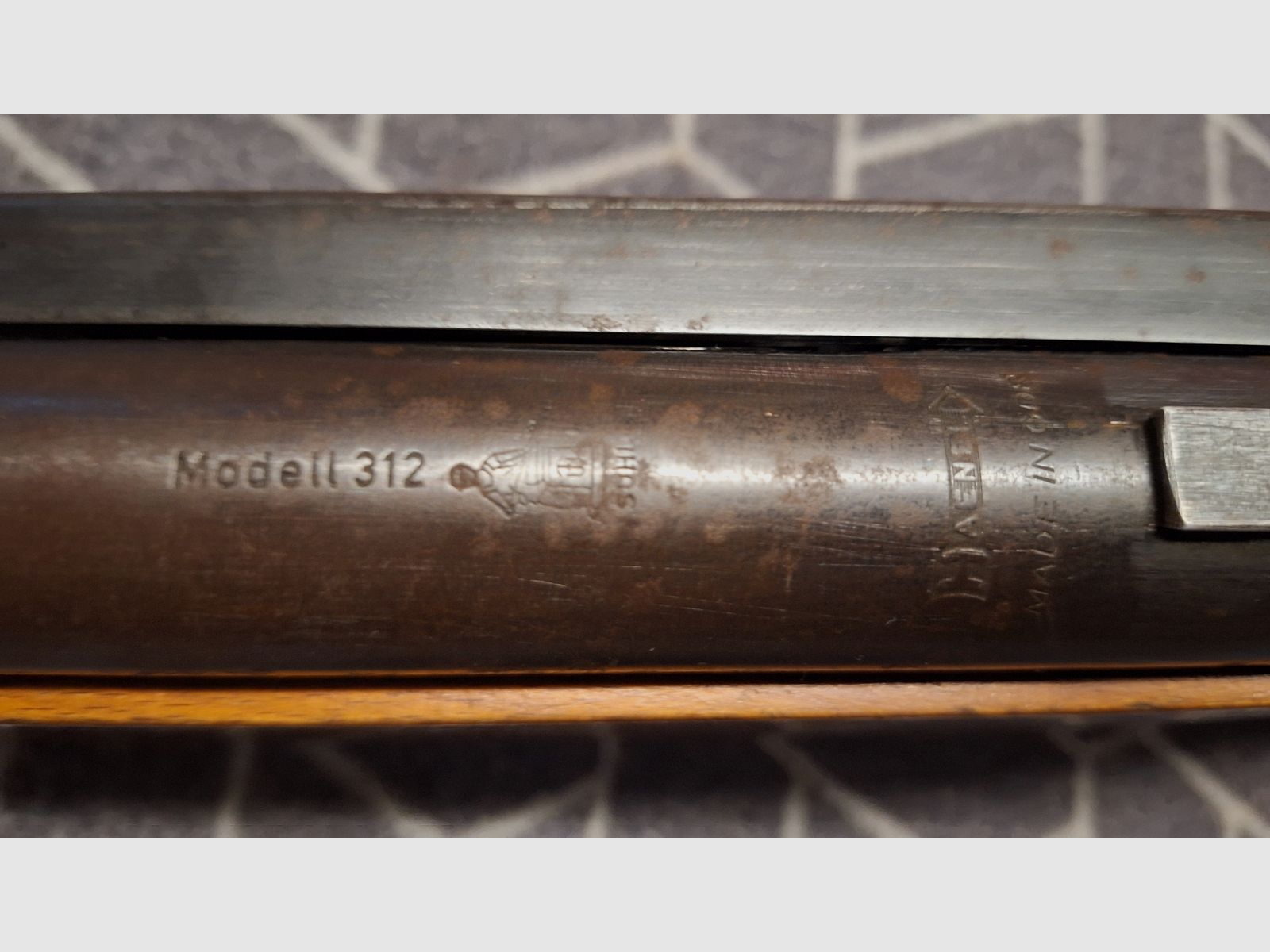 Haenel Suhl Modell 312 Seitenspanner