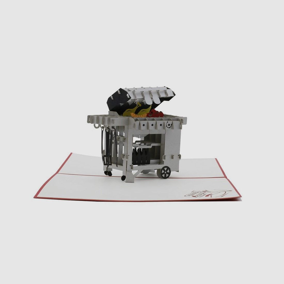 design3Dkarten Grill Grußkarte