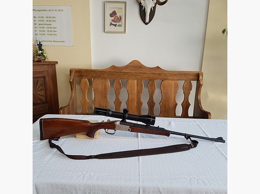 Blaser Kipplaufbüchse Mod. K770 Kal. 30R Blaser Zielfernohr Swarovski 3-12x50 Abs. 4 mit Leuchtpunkt