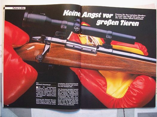 Visier-Heft ** Schießen mit der Weatherby .460 Magnum **