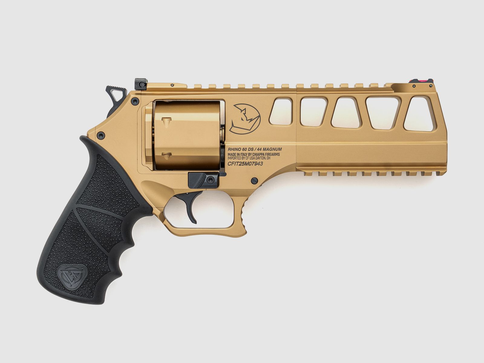 Revolver CHIAPPA Rhino 60DS L Frame kal. .44 Mag., goud, afbeelding 1 van 2