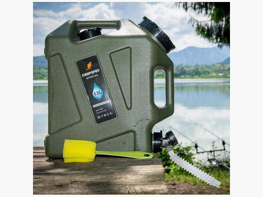 Carpspot Réservoir d'eau | Bidon - 12L - olive