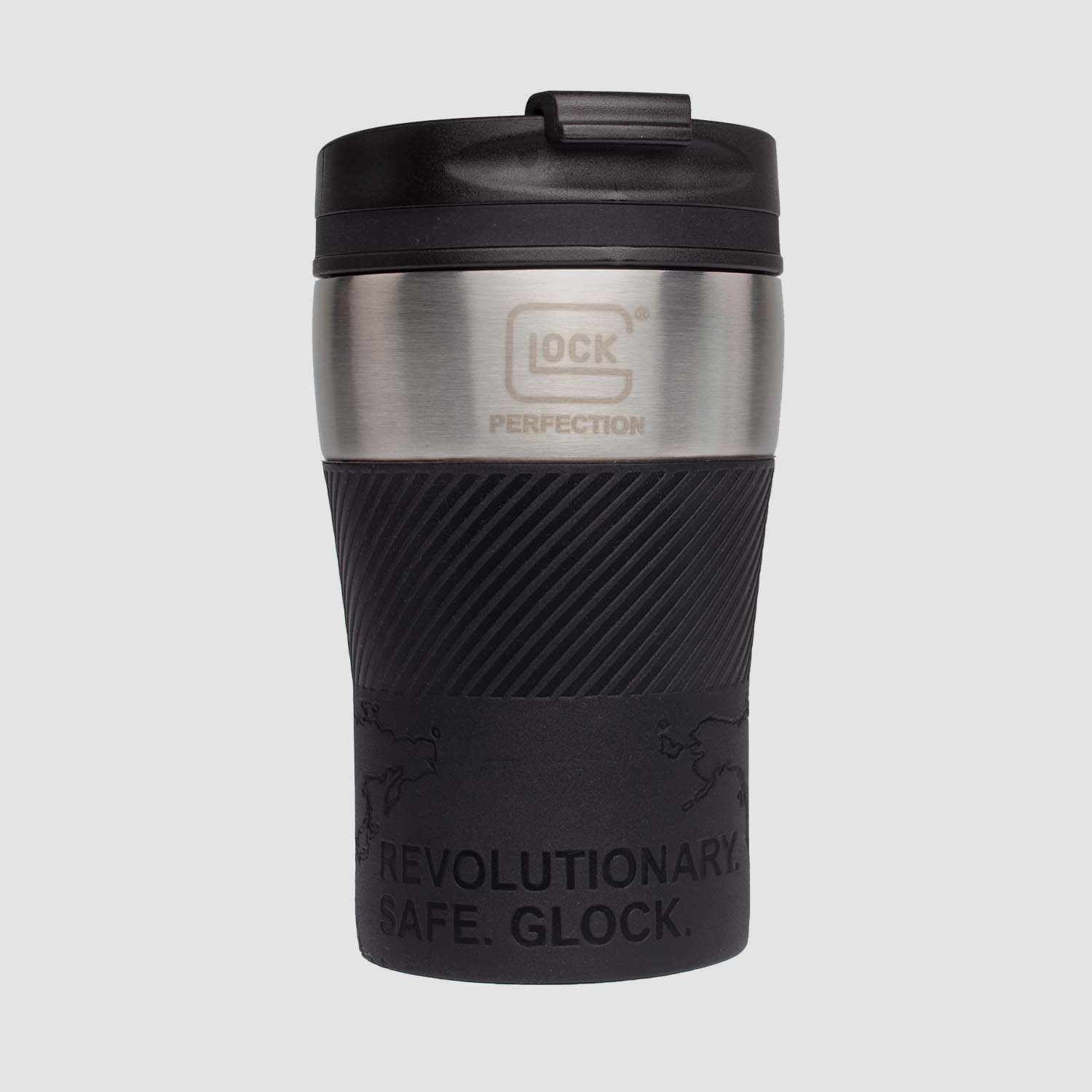 Glock Thermobeker "Coffee To Go" - 210 ml - Zwart/RVS