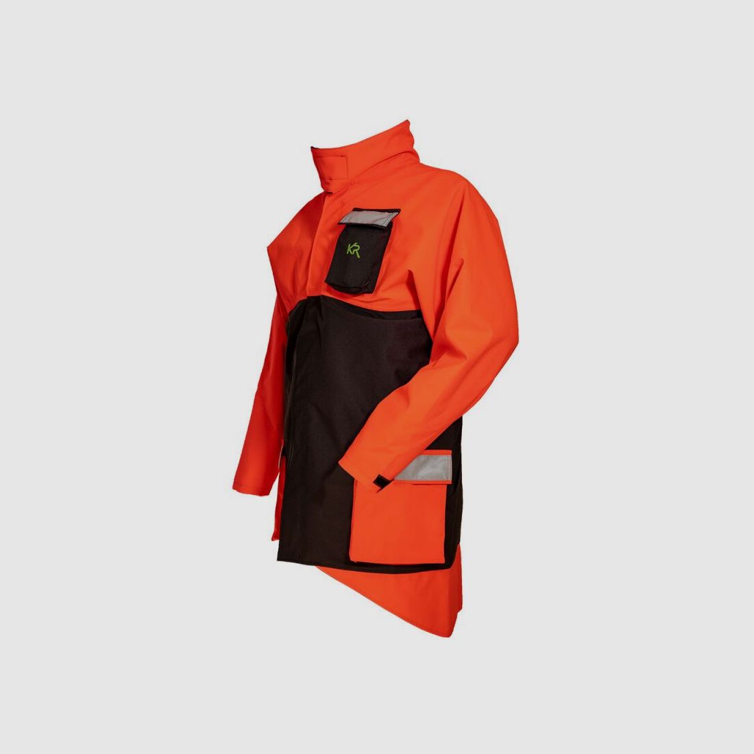 Kruedener Hundeführer-/ Durchgehjacke warnrot/braun